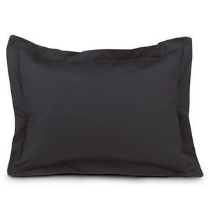 Smoothweave™ Tailored European Sham in Black
